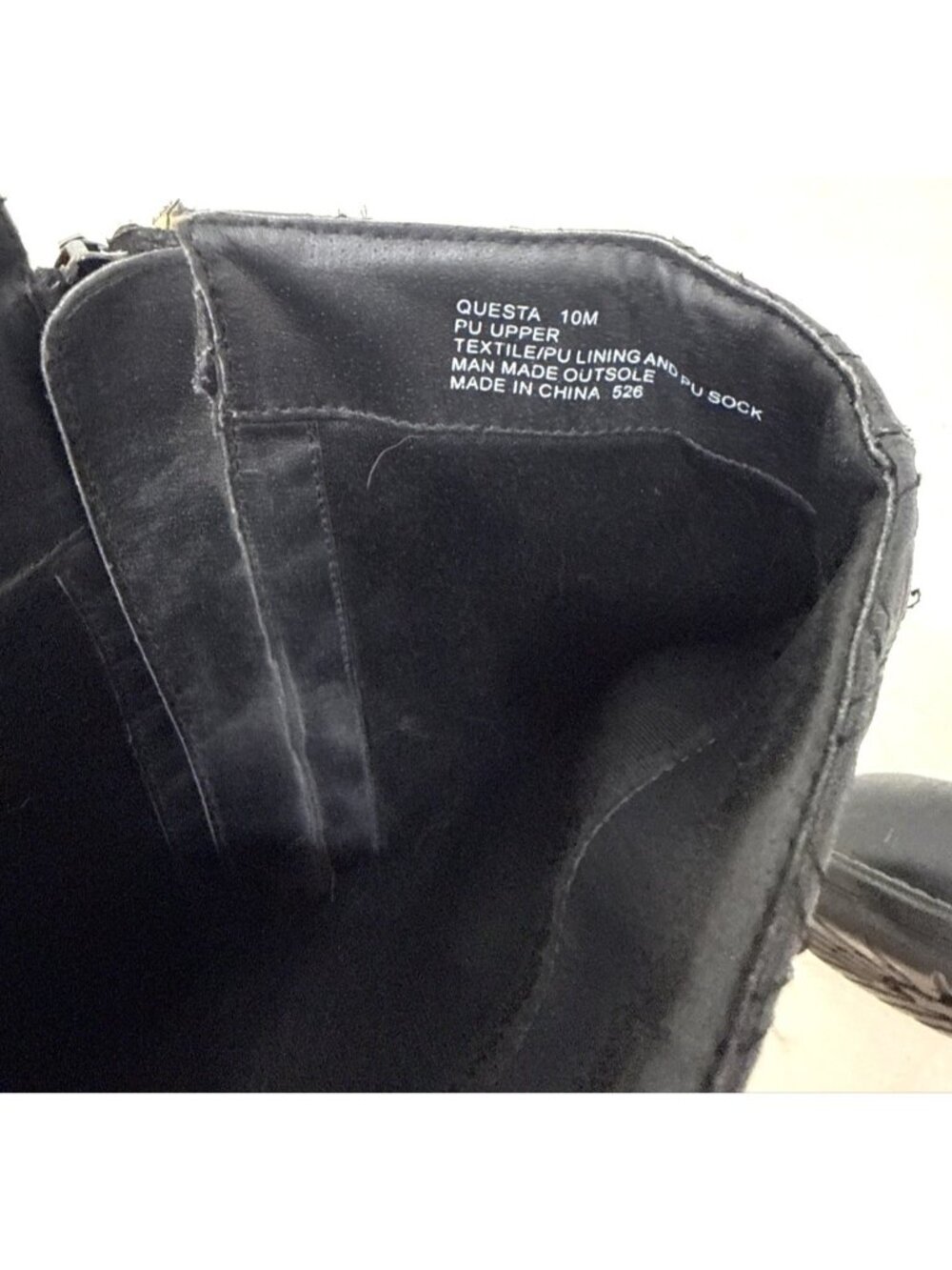 Steve Madden Willits Womens Leather Upper Tall Black Full Zipper Boots Size 10M - Picture 6 of 7